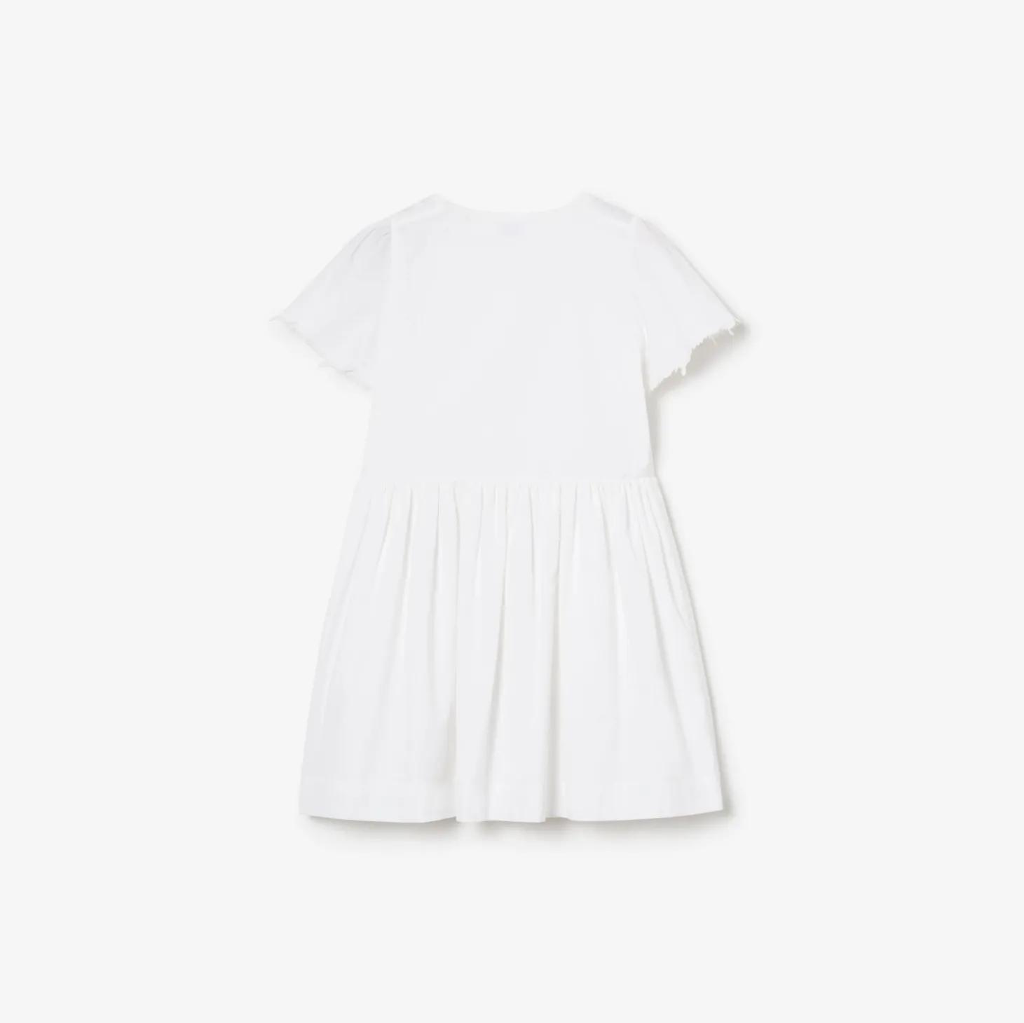 Logo Stretch Cotton Dress