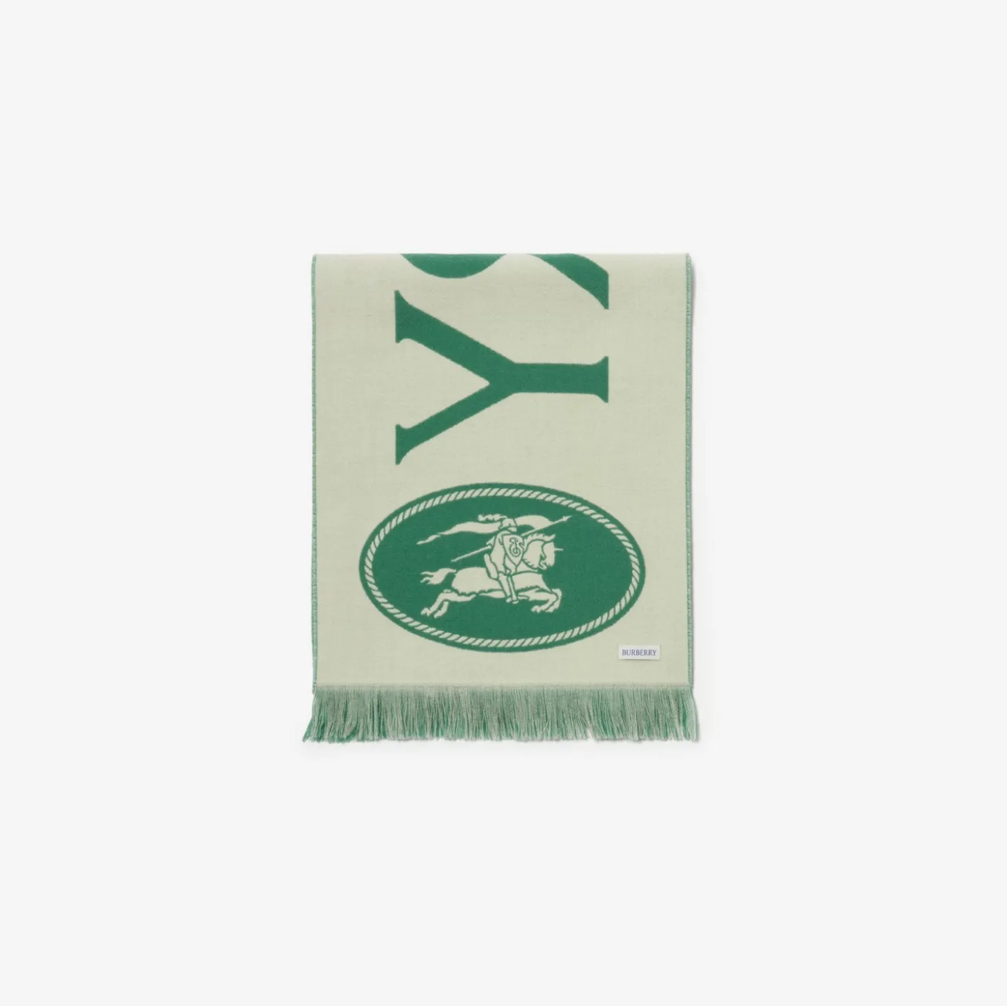 Logo Wool Scarf