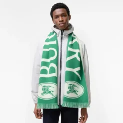 Logo Wool Scarf