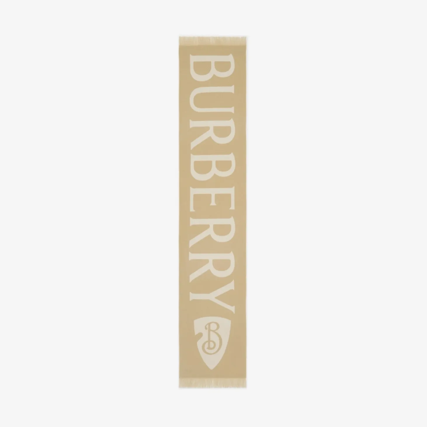 Logo Wool Scarf