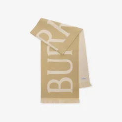 Logo Wool Scarf