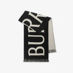 Logo Wool Scarf