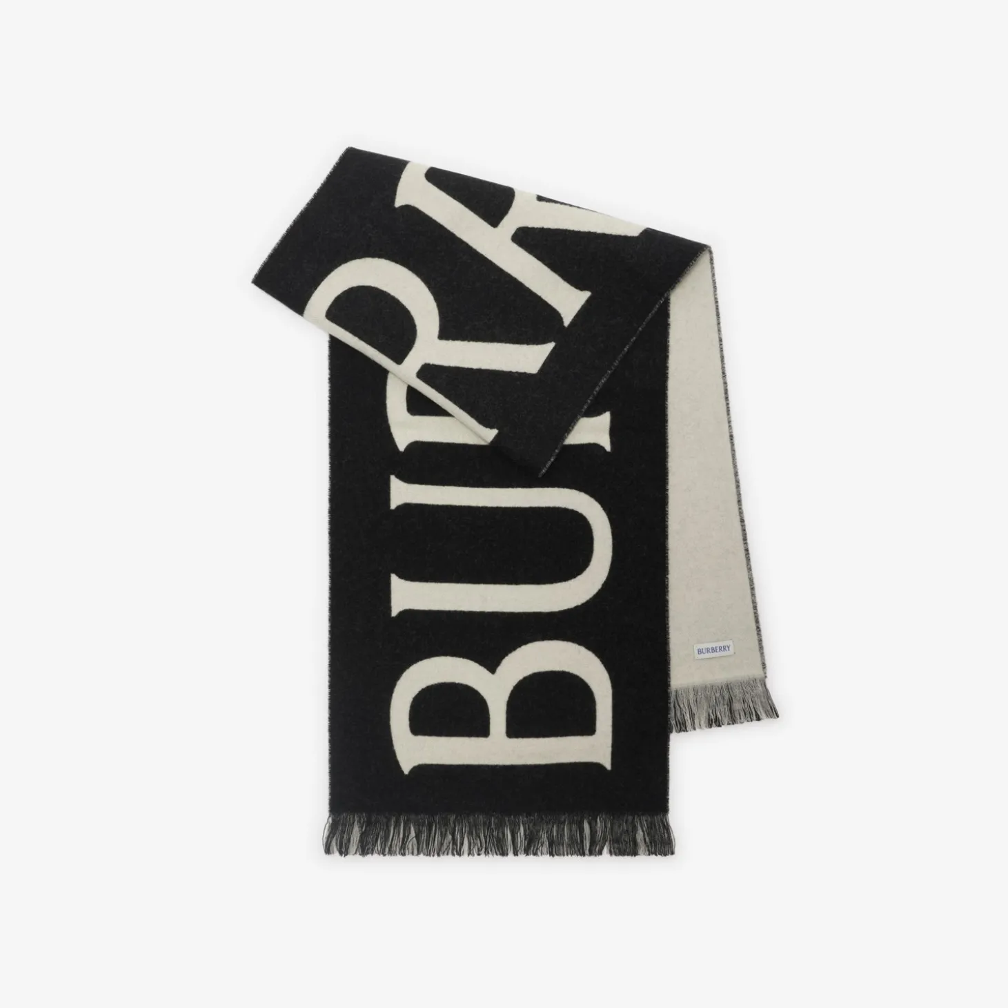 Logo Wool Scarf