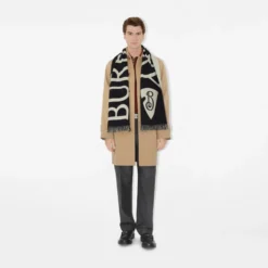 Logo Wool Scarf