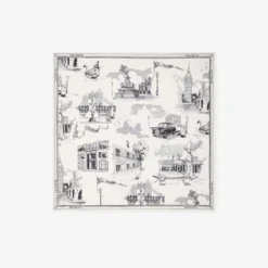 London Landmarks Silk Scarf