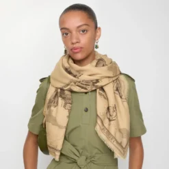 London Landmarks Wool Silk Scarf