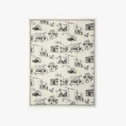 London Landmarks Wool Silk Scarf