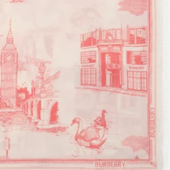 London Landmarks Wool Silk Scarf