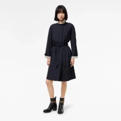 Long Belted Nylon Tickhill Car Coat