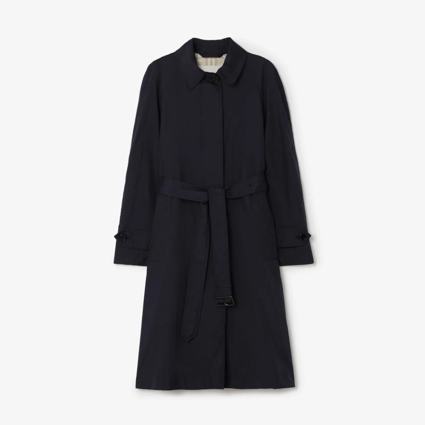 Long Belted Nylon Tickhill Car Coat