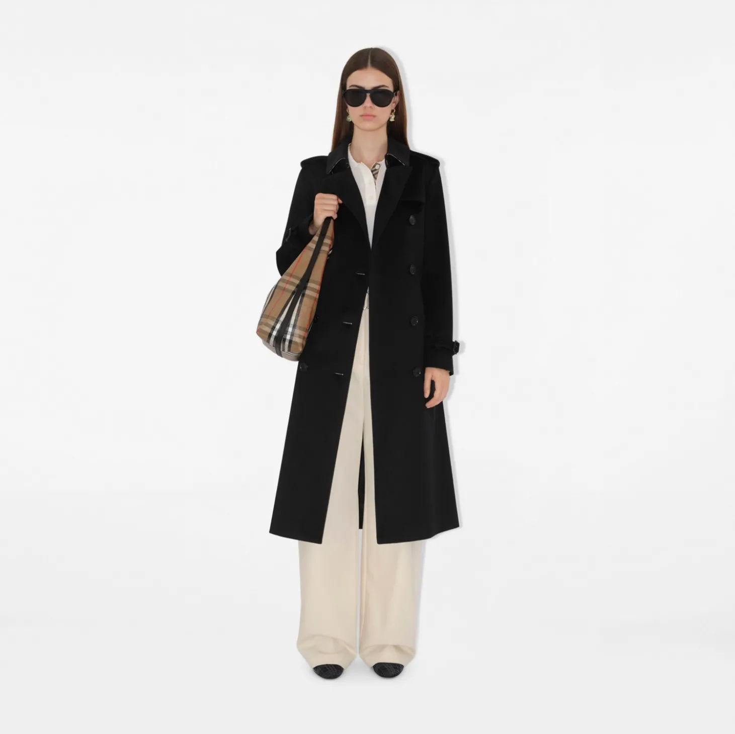 Long Cashmere Kensington Trench Coat