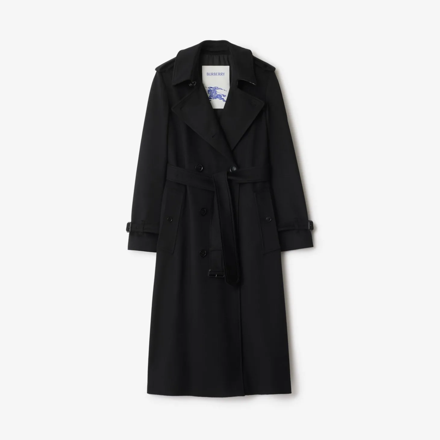 Long Cashmere Kensington Trench Coat