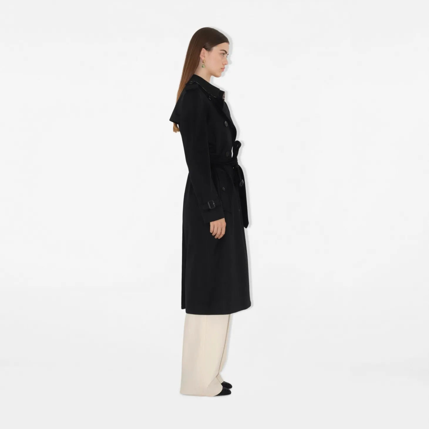 Long Cashmere Kensington Trench Coat