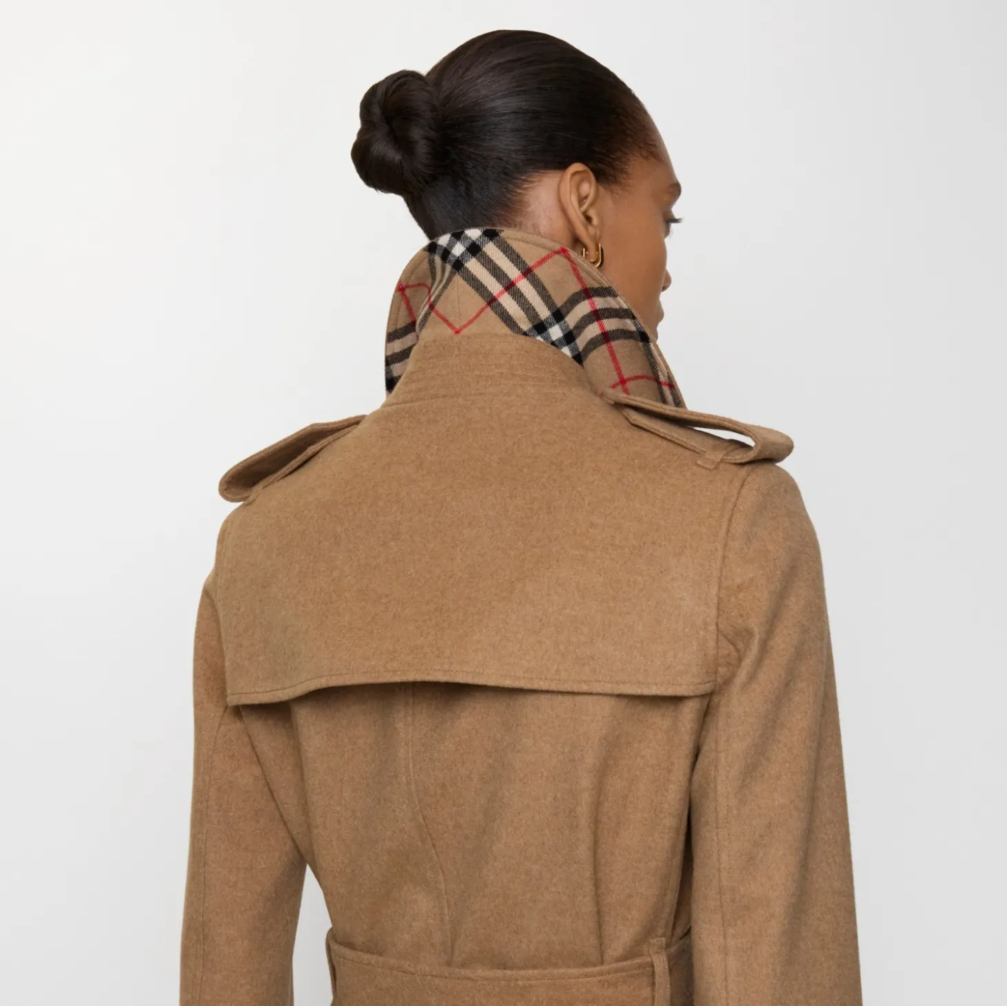 Long Cashmere Kensington Trench Coat