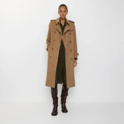 Long Cashmere Kensington Trench Coat