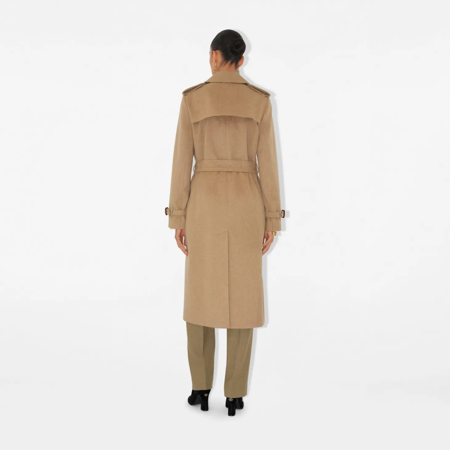 Long Cashmere Kensington Trench Coat