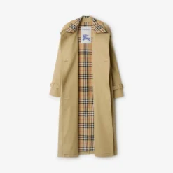 Long Check Collar Castleford Trench Coat
