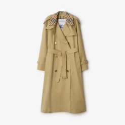 Long Check Collar Castleford Trench Coat