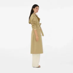 Long Check Collar Castleford Trench Coat