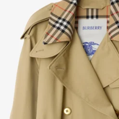 Long Check Collar Castleford Trench Coat