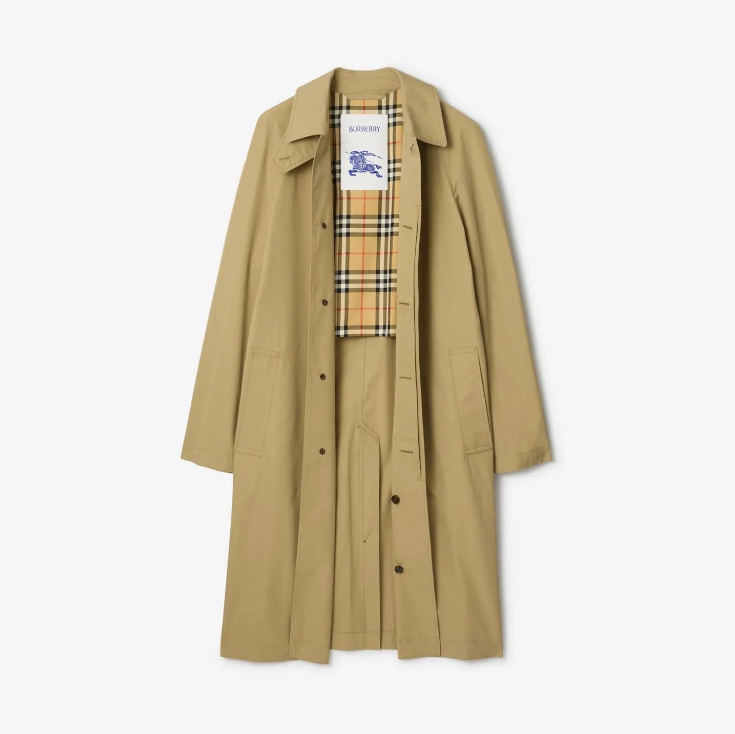 Long Cotton Car Coat
