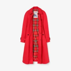 Long Gabardine Ellingham Fit-and-flare Car Coat