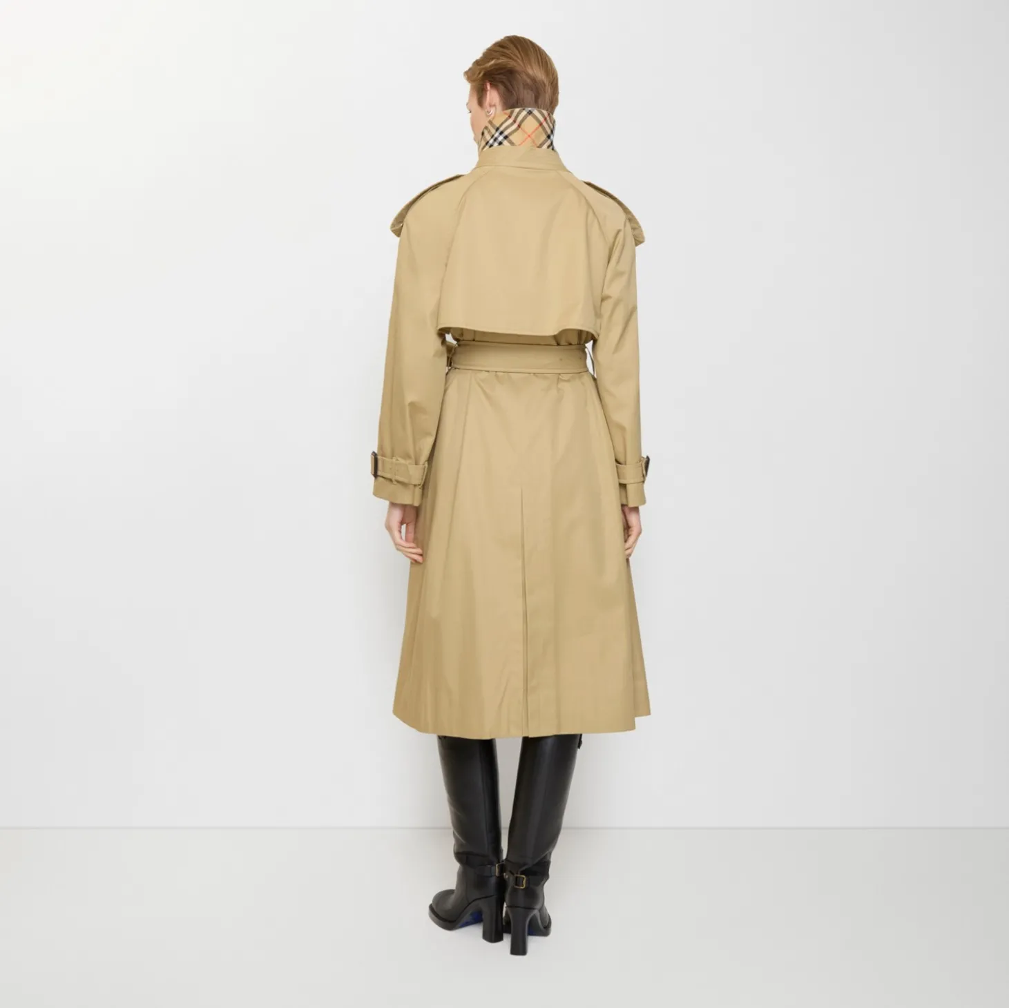 Long Gabardine Fitzrovia Trench Coat