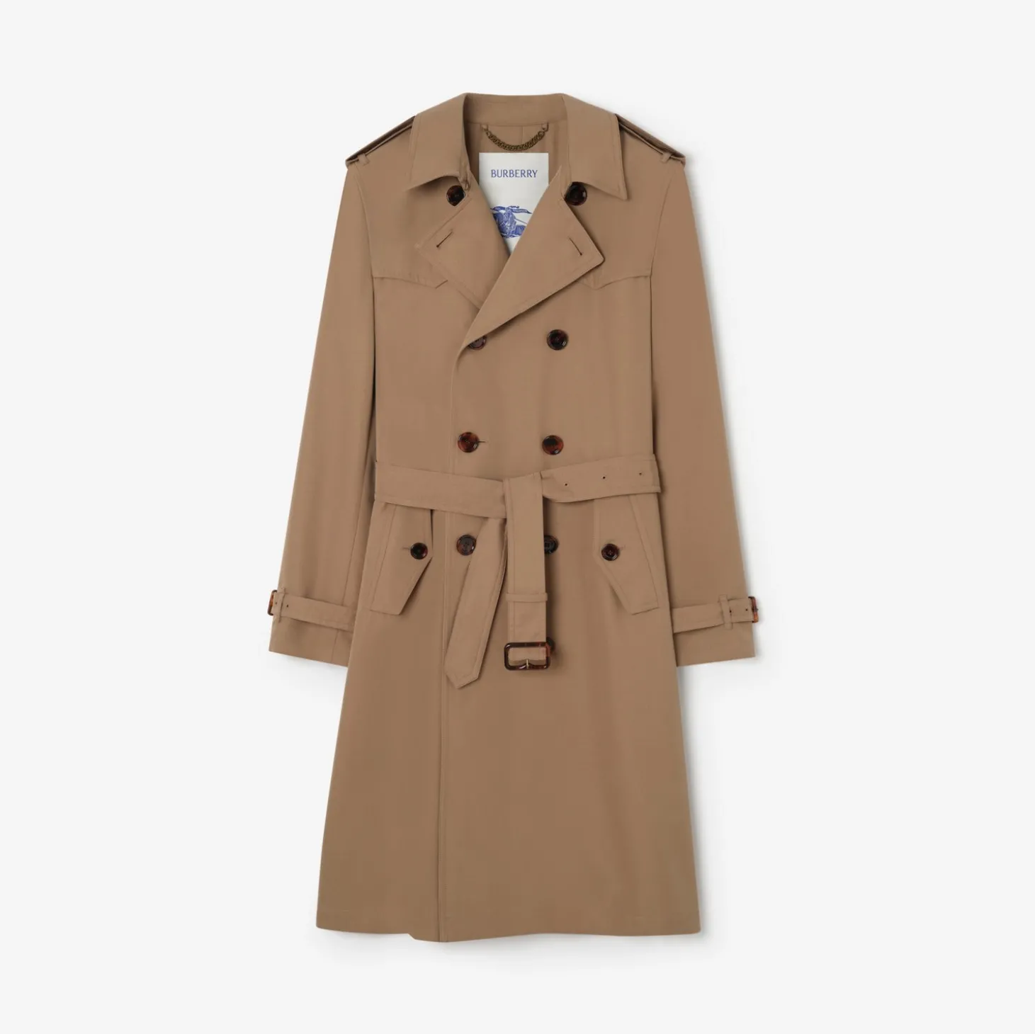 Long Silk Cotton Foxfield Trench Coat