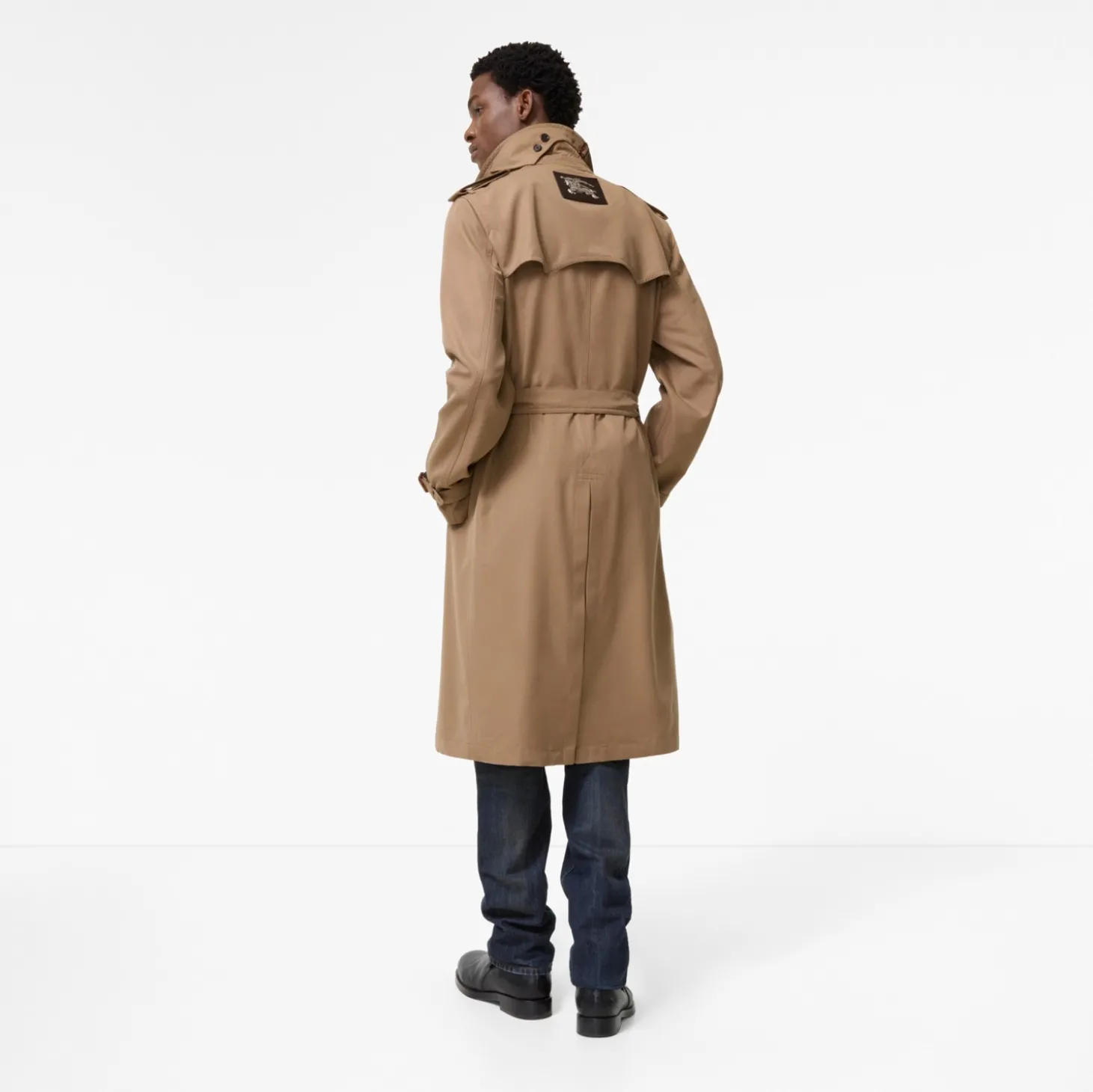 Long Silk Cotton Foxfield Trench Coat