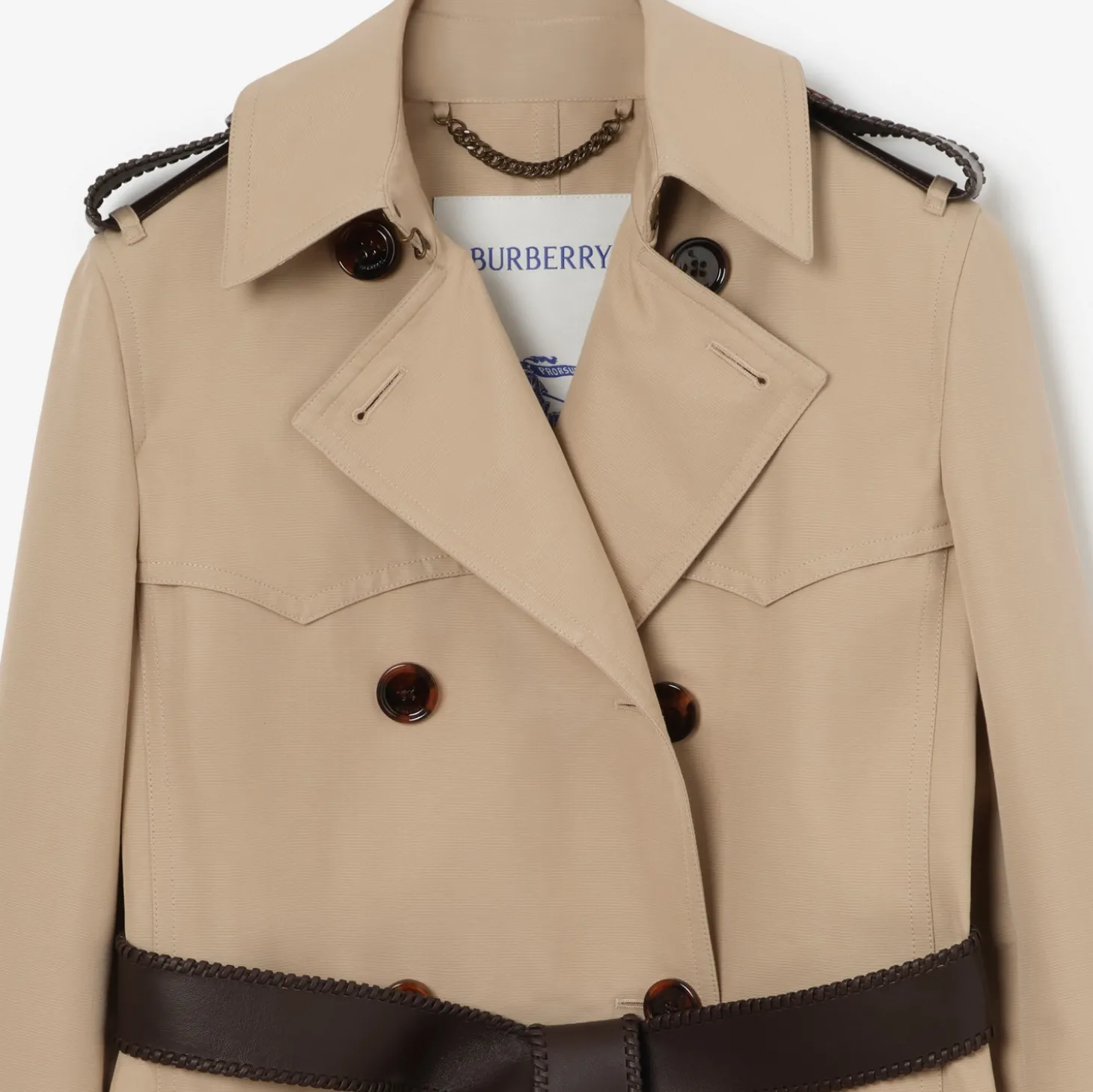 Long Silk Cotton Foxfield Trench Coat