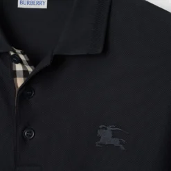 Long-sleeve Cotton Polo Shirt
