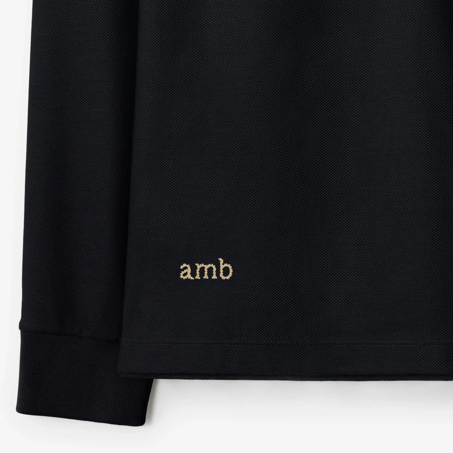 Long-sleeve Cotton Polo Shirt