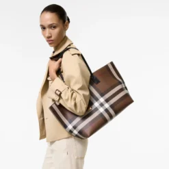 Medium Check Tote