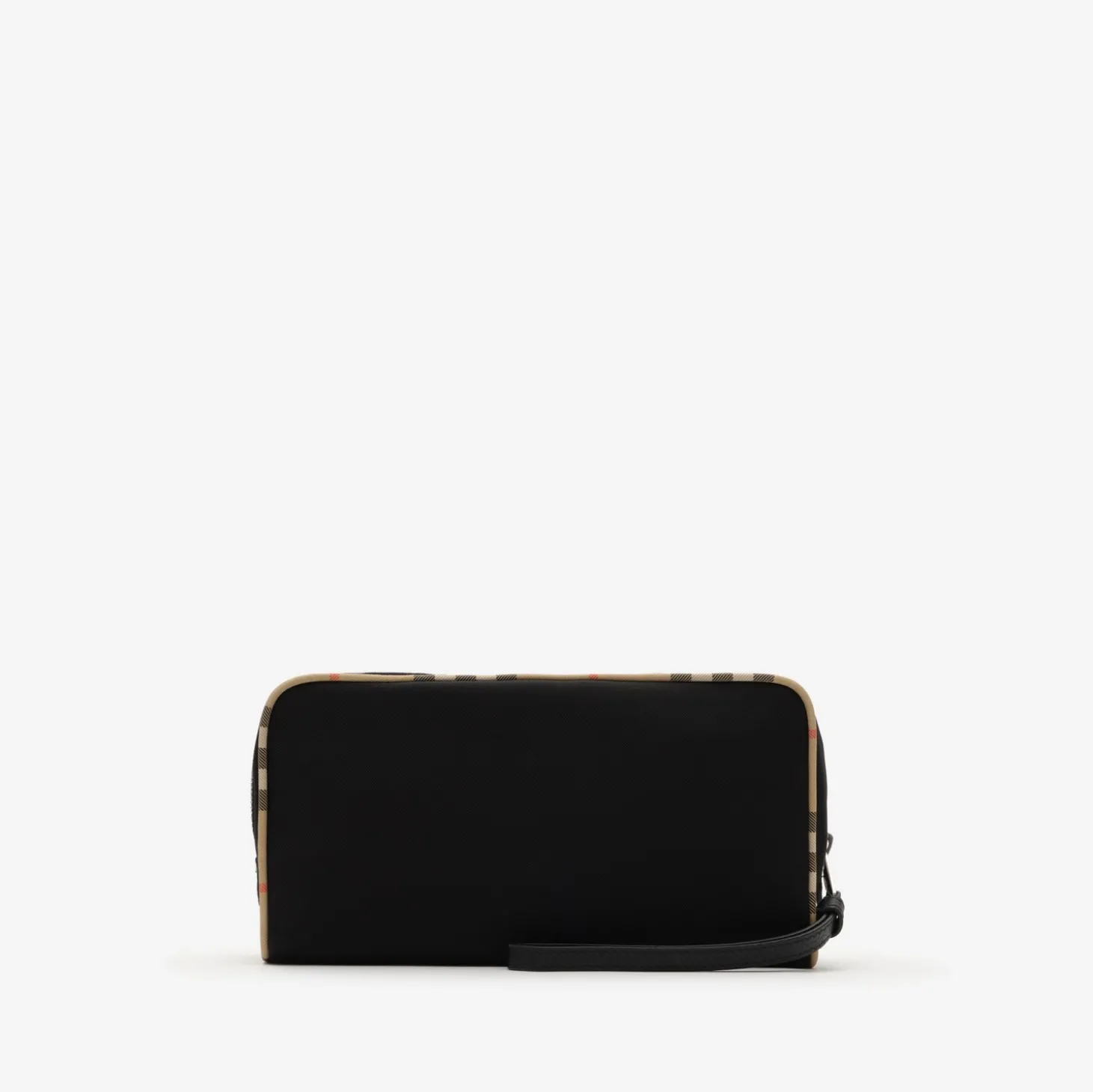 Medium Check Trim Travel Pouch