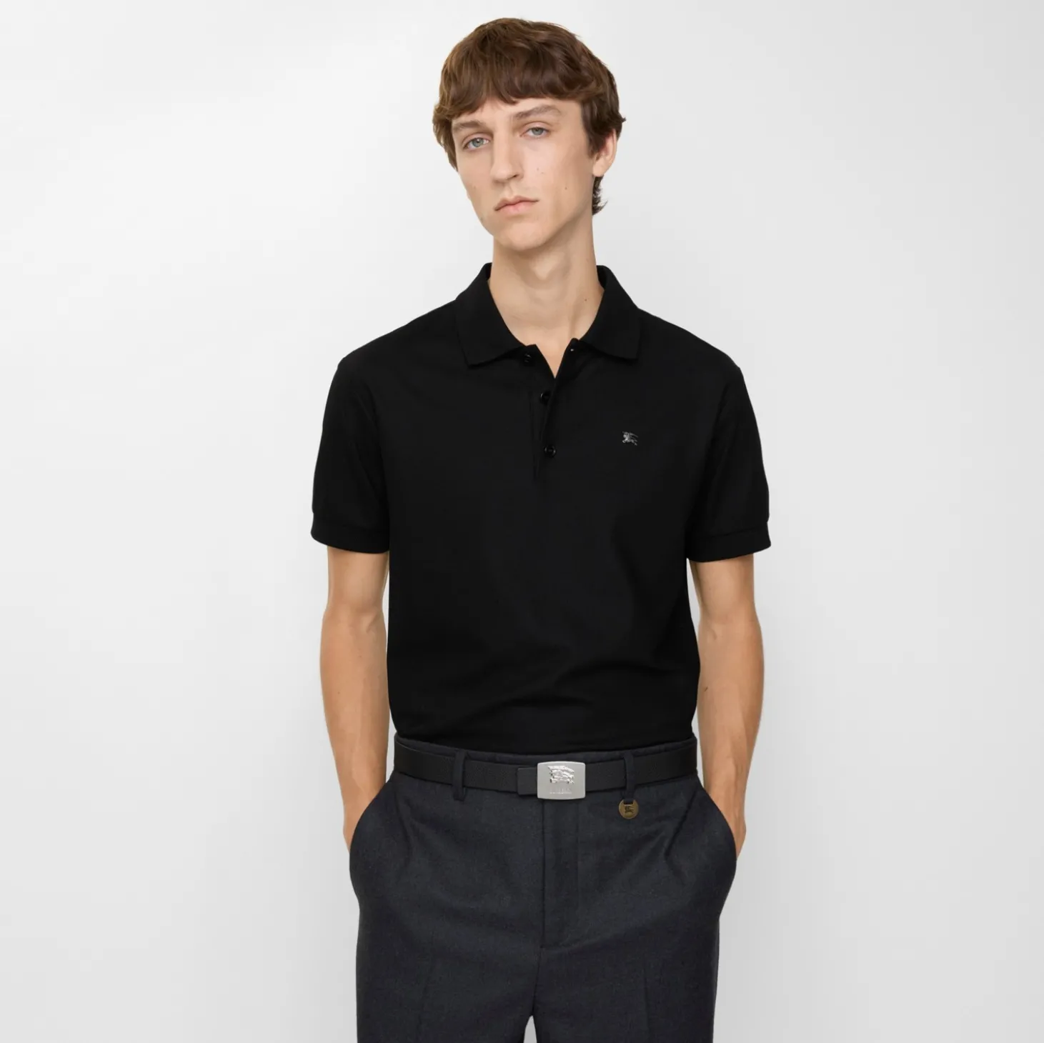 Metal Knight Cotton Polo Shirt