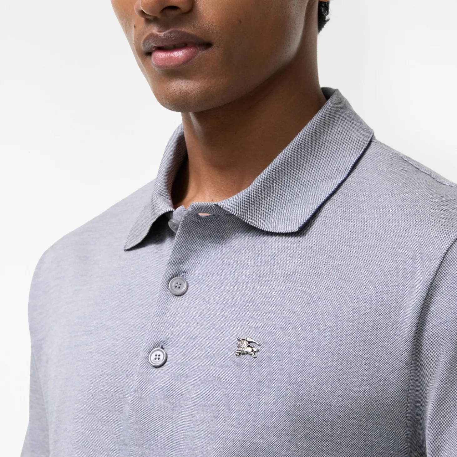Metal Knight Cotton Polo Shirt