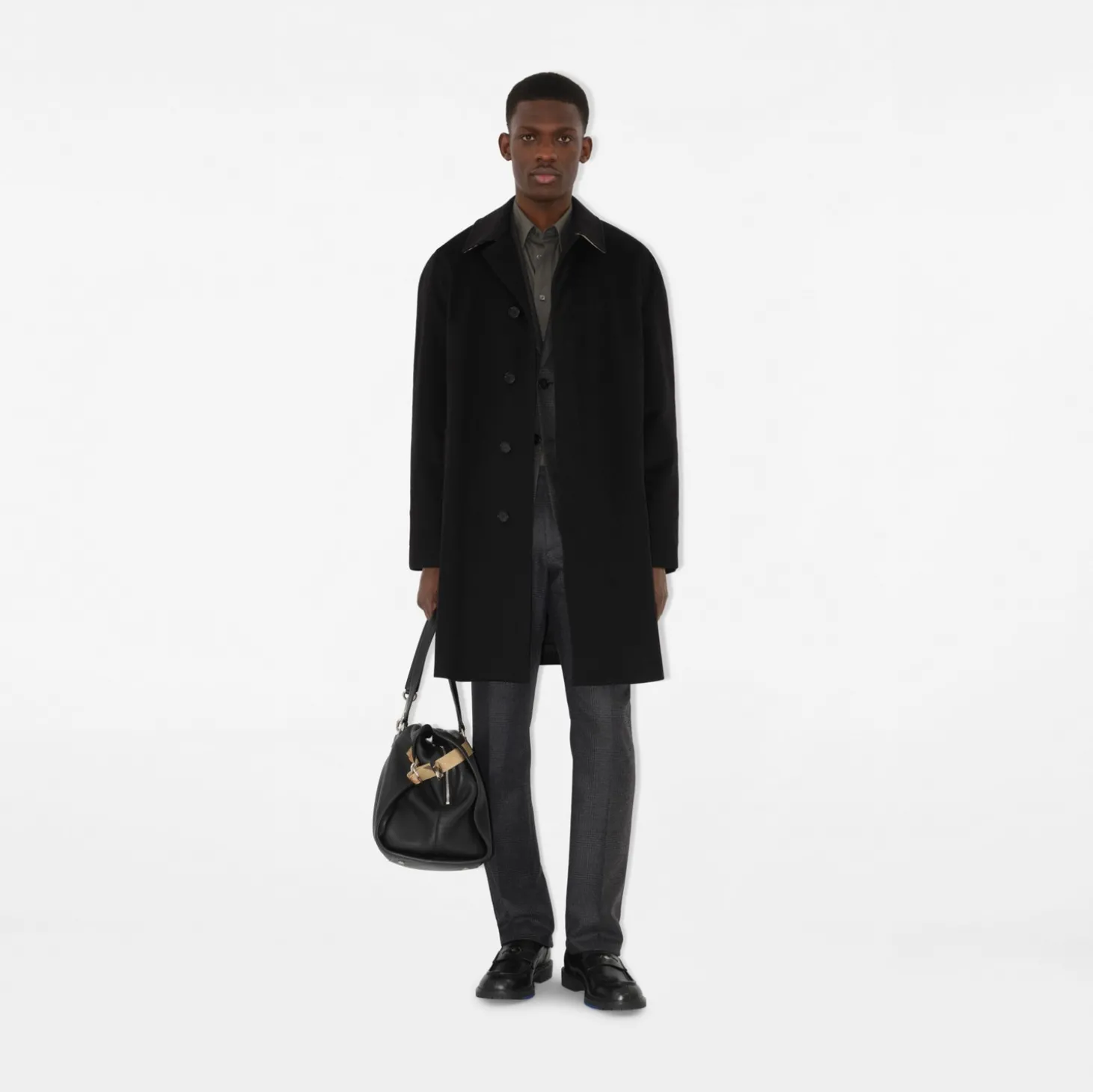 Mid-length Cashmere Car Coat