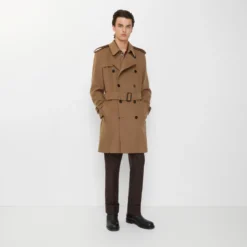 Mid-length Cashmere Hastings Trench Coat