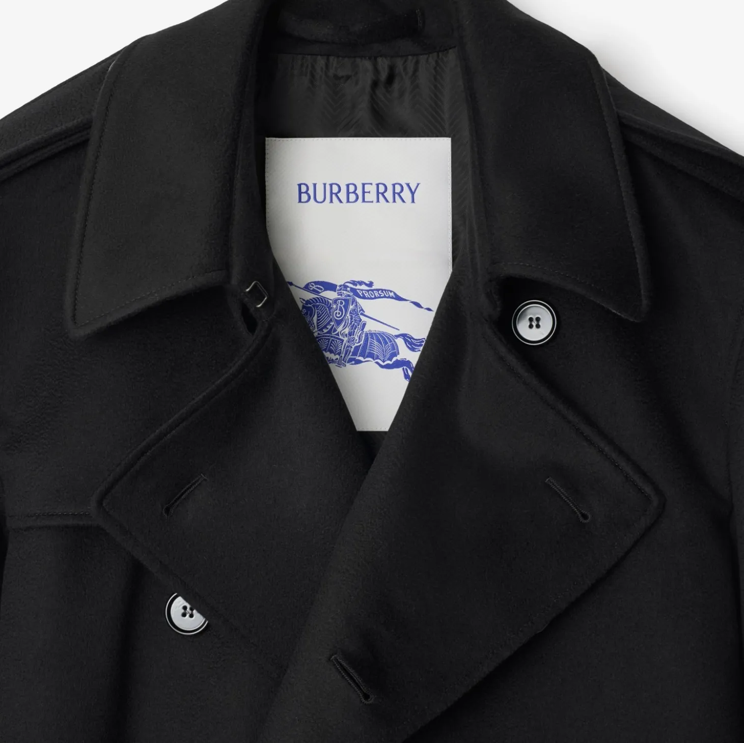 Mid-length Cashmere Hastings Trench Coat