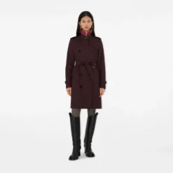 Mid-length Gabardine Kensington Trench Coat
