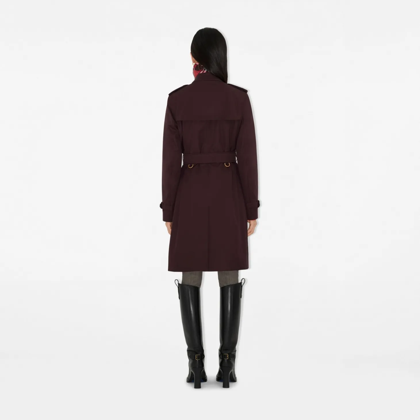 Mid-length Gabardine Kensington Trench Coat