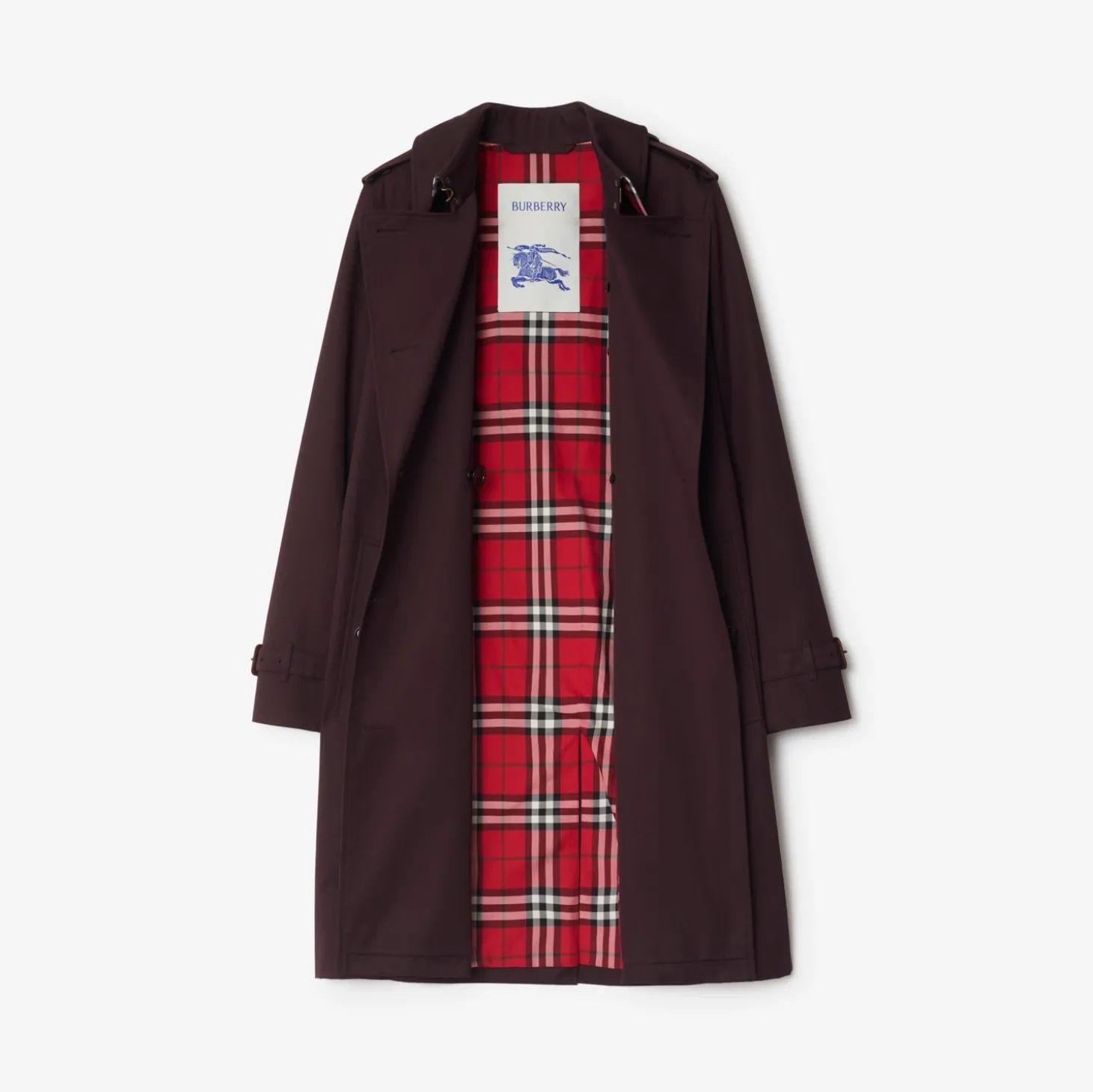 Mid-length Gabardine Kensington Trench Coat