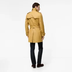 Mid-length Leather Leverton Trench Coat