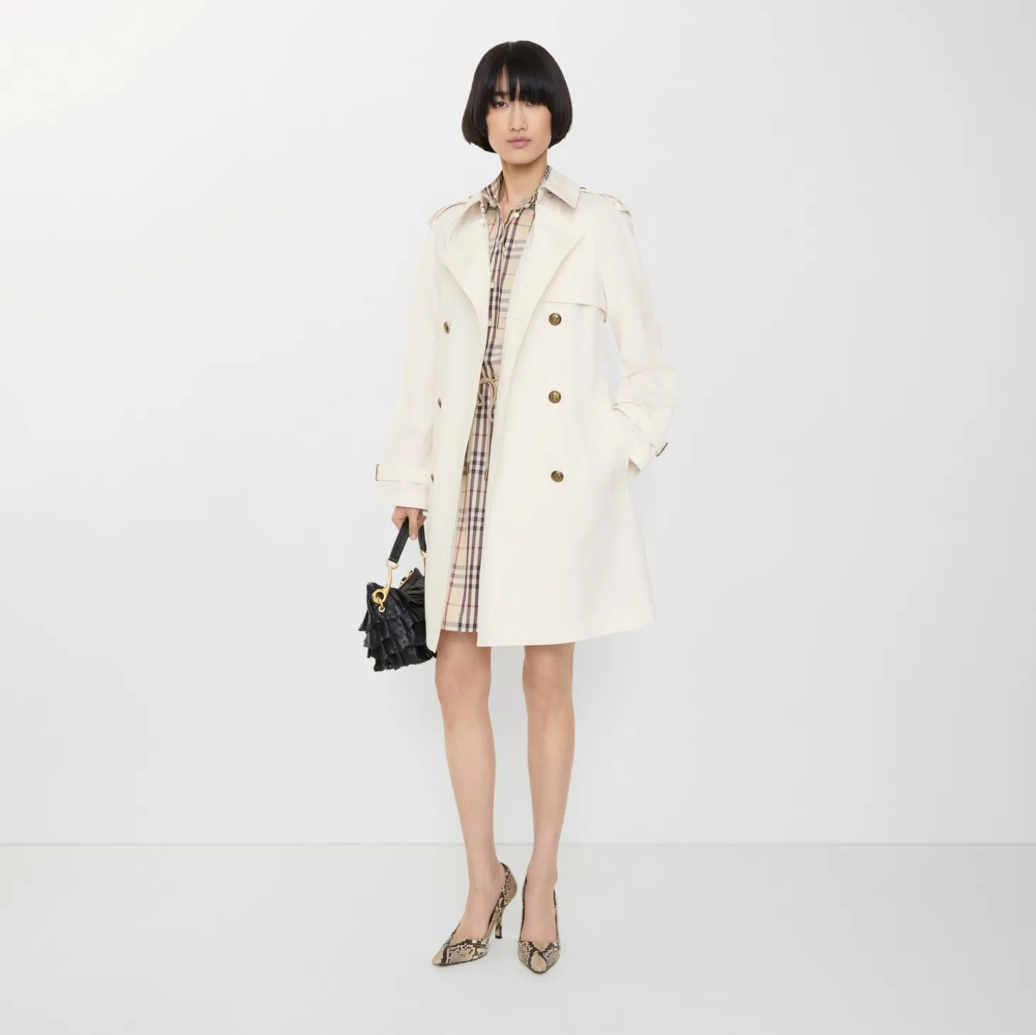 Mid-length Lightweight Cotton Belgravia Trench Coat