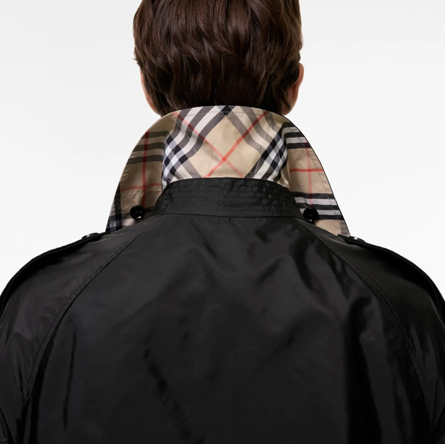 Mid-length Nylon Leadenham Trench Coat