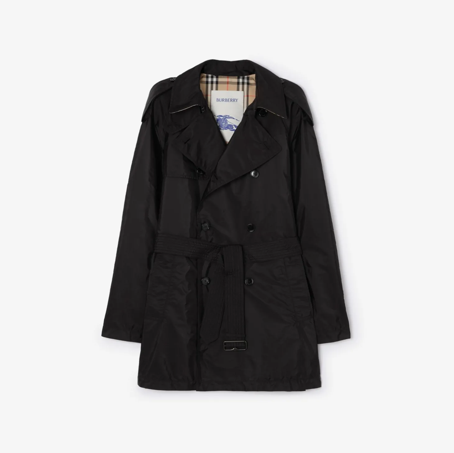 Mid-length Nylon Leadenham Trench Coat