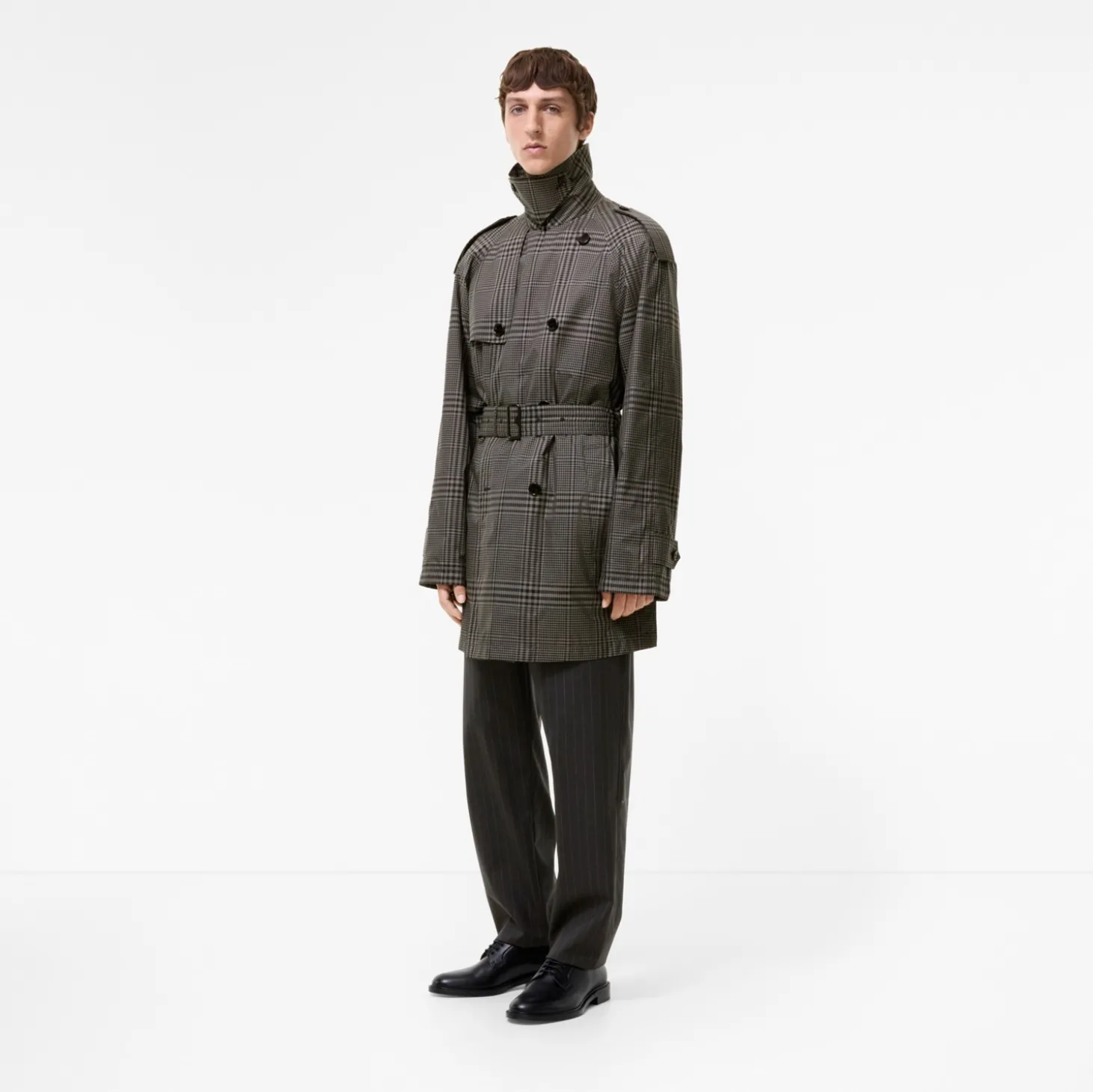 Mid-length Silk Leadenham Trench Coat