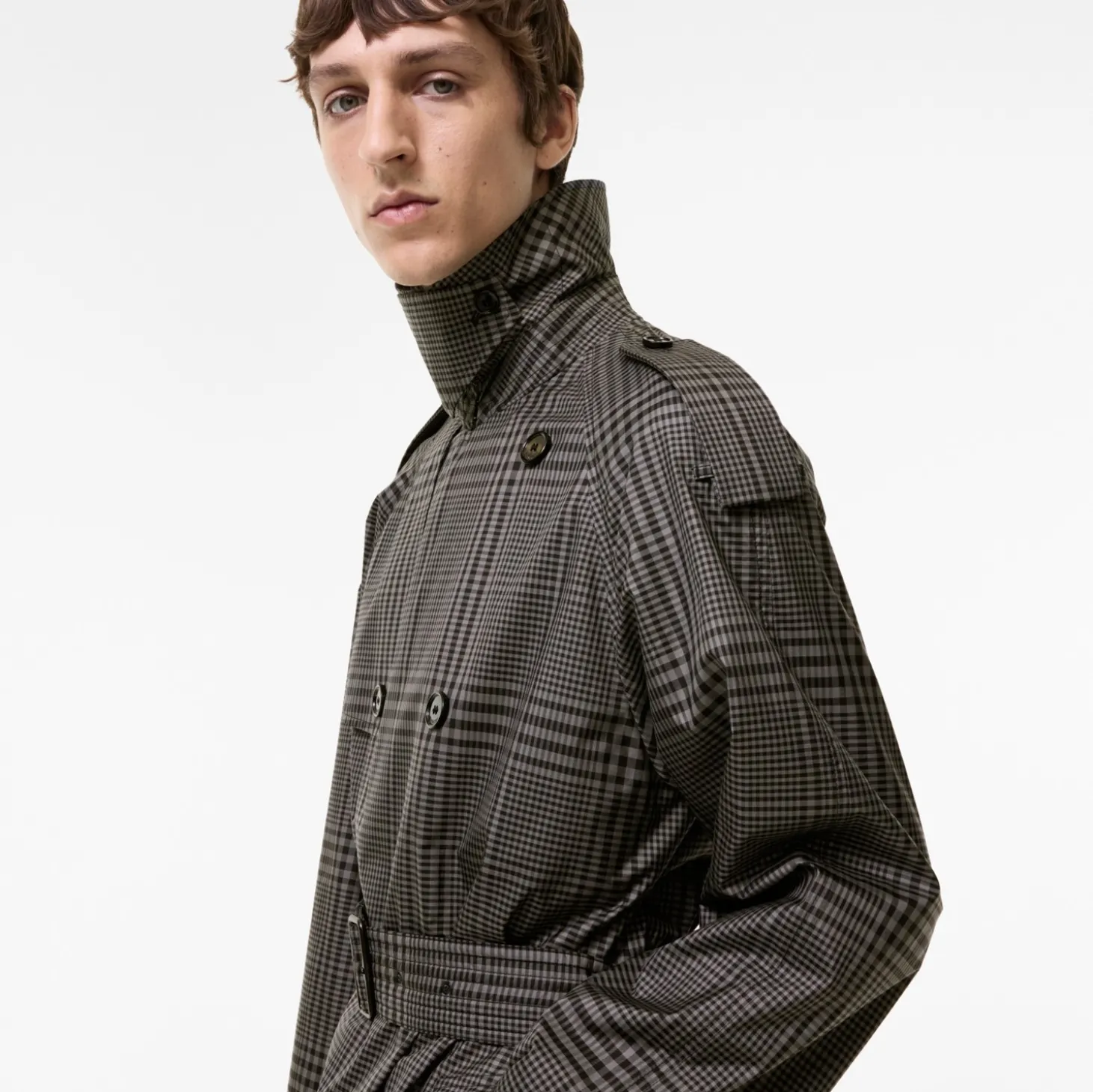 Mid-length Silk Leadenham Trench Coat