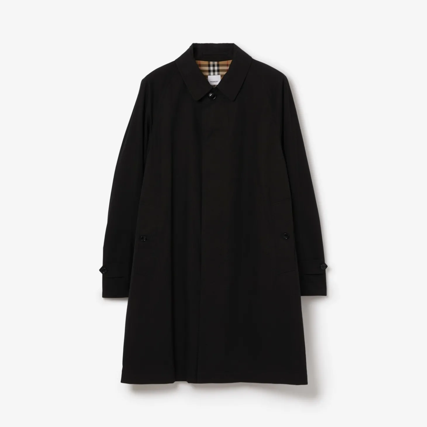 Mid-length Tropical Gabardine Camden Car Coat
