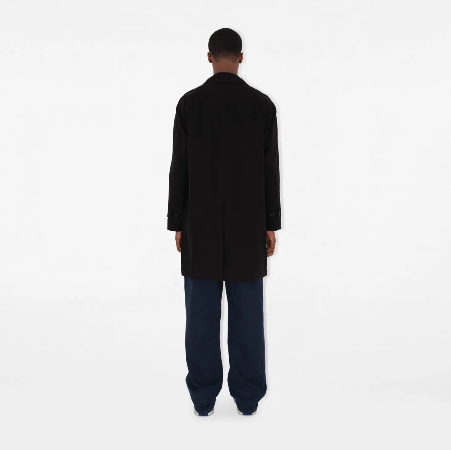 Mid-length Tropical Gabardine Camden Car Coat